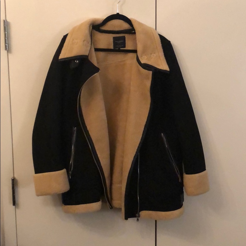 Zara Lined Winter Jacket (never worn, no tags)